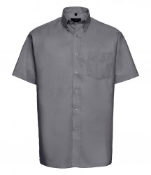 Image 4 of Russell Collection Short Sleeve Easy Care Oxford Shirt
