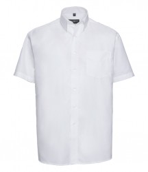 Image 6 of Russell Collection Short Sleeve Easy Care Oxford Shirt