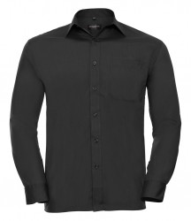 Image 2 of Russell Collection Long Sleeve Easy Care Poplin Shirt