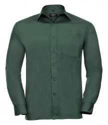 Image 2 of Russell Collection Long Sleeve Easy Care Poplin Shirt