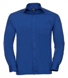 Image 10 of Russell Collection Long Sleeve Easy Care Poplin Shirt