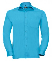 Image 6 of Russell Collection Long Sleeve Easy Care Poplin Shirt