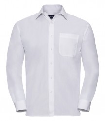 Image 6 of Russell Collection Long Sleeve Easy Care Poplin Shirt