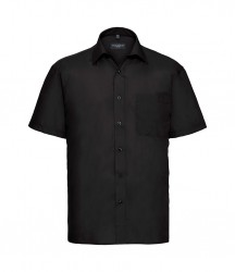 Image 2 of Russell Collection Short Sleeve Easy Care Poplin Shirt
