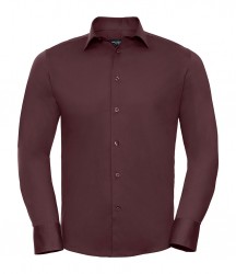 Image 4 of Russell Collection Long Sleeve Easy Care Fitted Shirt