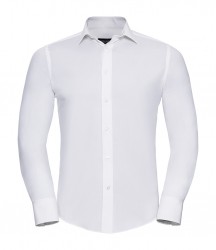 Image 5 of Russell Collection Long Sleeve Easy Care Fitted Shirt