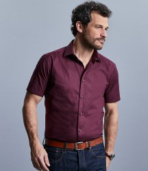 Russell Collection Short Sleeve Easy Care Fitted Shirt image