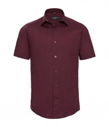 Image 3 of Russell Collection Short Sleeve Easy Care Fitted Shirt