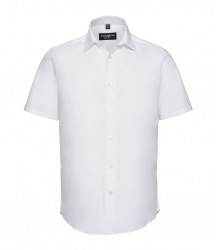 Image 4 of Russell Collection Short Sleeve Easy Care Fitted Shirt