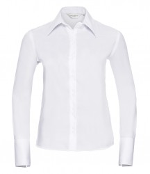 Image 2 of Russell Collection Ladies Long Sleeve Ultimate Non-Iron Shirt