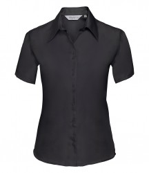Image 5 of Russell Collection Ladies Short Sleeve Ultimate Non-Iron Shirt