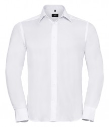 Image 3 of Russell Collection Long Sleeve Tailored Ultimate Non-Iron Shirt