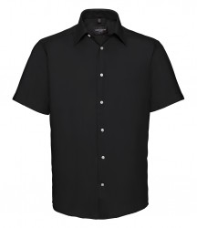 Image 2 of Russell Collection Short Sleeve Tailored Ultimate Non-Iron Shirt