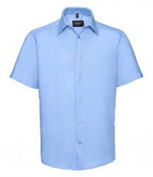 Image 3 of Russell Collection Short Sleeve Tailored Ultimate Non-Iron Shirt