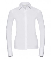 Image 4 of Russell Collection Ladies Ultimate Stretch Shirt