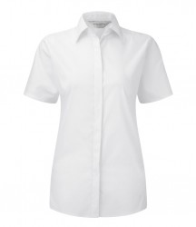 Image 5 of Russell Collection Ladies Short Sleeve Ultimate Stretch Shirt