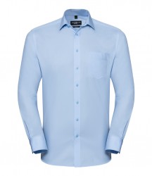 Image 2 of Russell Collection Long Sleeve Tailored Coolmax® Shirt