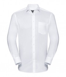 Image 3 of Russell Collection Long Sleeve Tailored Coolmax® Shirt