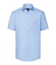 Image 2 of Russell Collection Short Sleeve Tailored Coolmax® Shirt