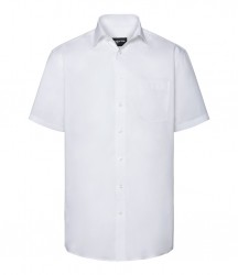 Image 3 of Russell Collection Short Sleeve Tailored Coolmax® Shirt