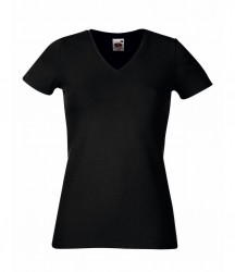 Image 2 of Fruit of the Loom Lady Fit V Neck T-Shirt
