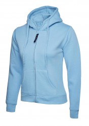 Image 11 of Uneek UC505 Ladies Classic Full Zip Hooded Sweatshirt
