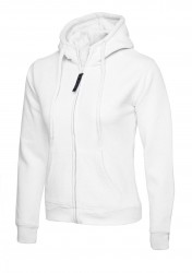 Image 12 of Uneek UC505 Ladies Classic Full Zip Hooded Sweatshirt