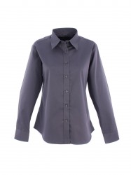 Image 3 of Uneek UC703 Ladies Pinpoint Oxford Full Sleeve Shirt