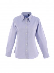 Image 4 of Uneek UC703 Ladies Pinpoint Oxford Full Sleeve Shirt