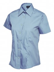 Image 4 of Uneek UC712 Ladies Poplin Half Sleeve Shirt