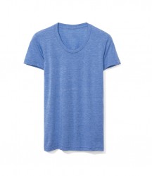 Image 2 of American Apparel Ladies Tri-Blend Track T-Shirt