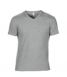 Image 4 of Anvil Tri-Blend V Neck T-Shirt