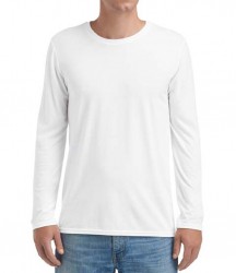 Image 4 of Anvil Long Sleeve Tri-Blend T-Shirt