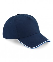 Image 6 of Beechfield Authentic Piped 5 Panel Cap