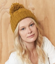 Image 1 of Beechfield Cable Knit Melange Beanie