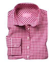 Image 3 of Brook Taverner Ladies Kansas Gingham Long Sleeve Shirt
