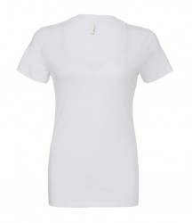 Image 4 of Bella Ladies Jersey Deep V Neck T-Shirt