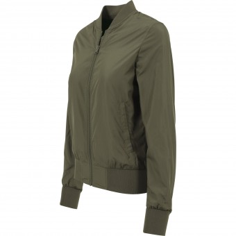 Image 2 of Women's nylon bomber jacket