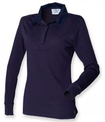 Image 7 of Front Row Ladies Classic Rugby Shirt