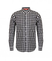 Image 3 of Front Row Long Sleeve Checked Cotton Shirt