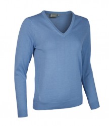 Image 3 of Glenmuir Ladies V Neck Cotton Sweater