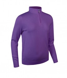 Image 4 of Glenmuir Ladies Zip Neck Sweater