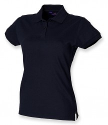 Image 3 of Henbury Ladies Stretch Cotton Piqué Polo Shirt