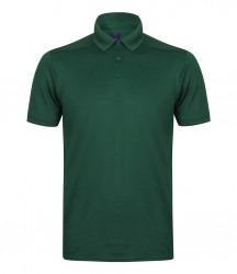 Image 4 of Henbury Slim Fit Stretch Microfine Piqué Polo Shirt