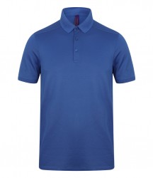 Image 11 of Henbury Slim Fit Stretch Microfine Piqué Polo Shirt