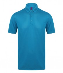 Image 11 of Henbury Slim Fit Stretch Microfine Piqué Polo Shirt