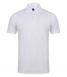 Image 13 of Henbury Slim Fit Stretch Microfine Piqué Polo Shirt