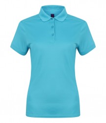 Image 5 of Henbury Ladies Slim Fit Stretch Microfine Piqué Polo Shirt