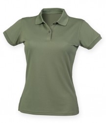 Image 18 of Henbury Ladies Coolplus® Wicking Piqué Polo Shirt