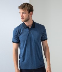 Henbury Contrast Tri-Blend Jersey Polo Shirt image